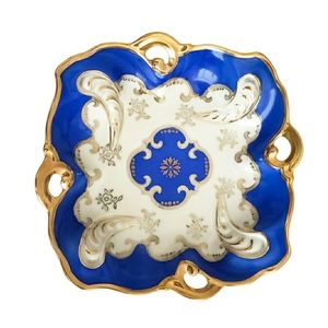 Vintage & Gold Serving or Candy Dish